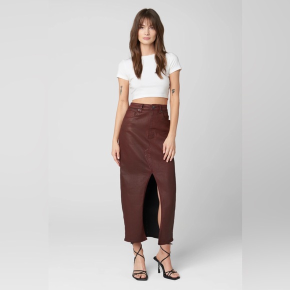 Blank NYC Coffee Talk Midi Skirt